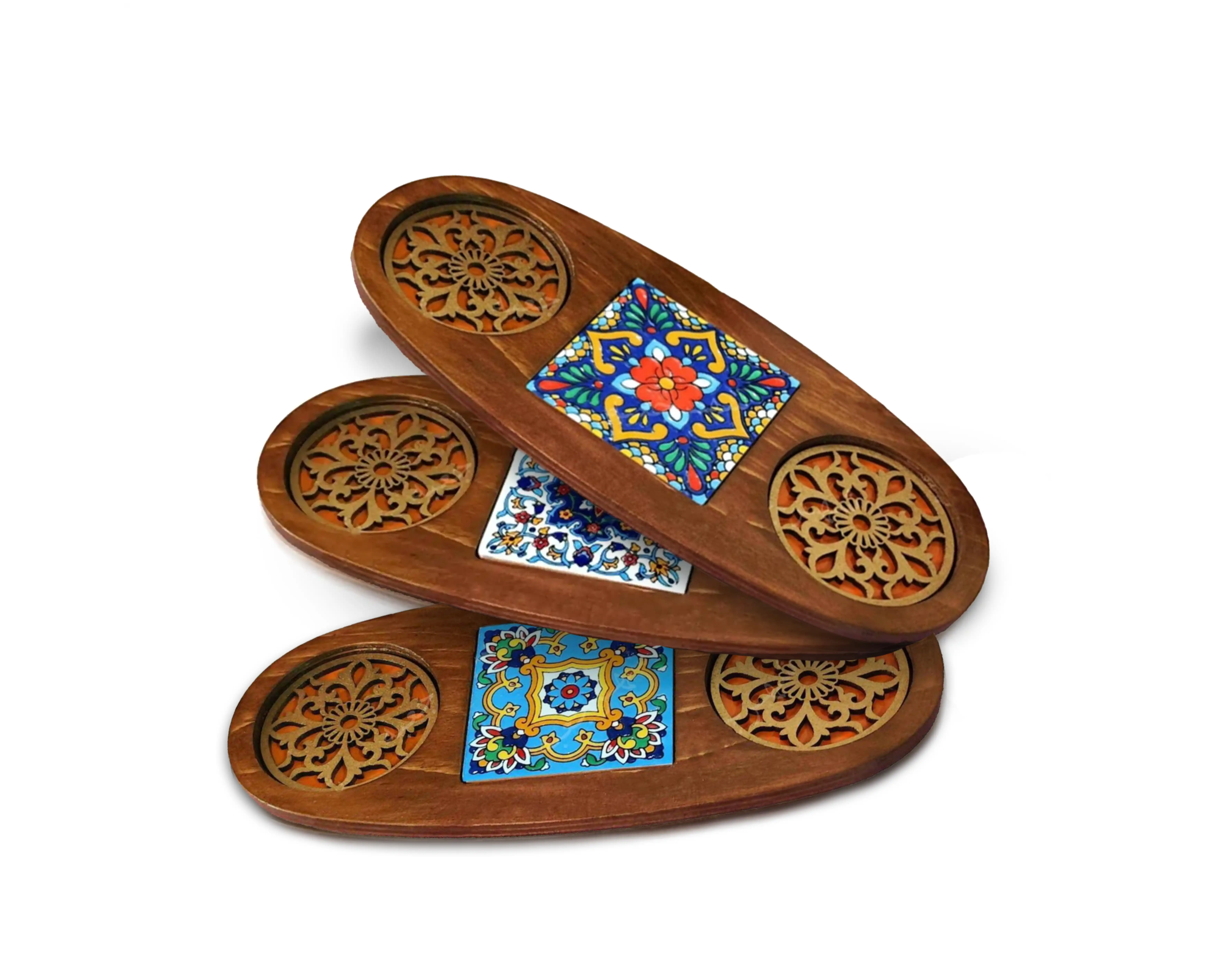 زیرلیوانی چوبی دوکاپ